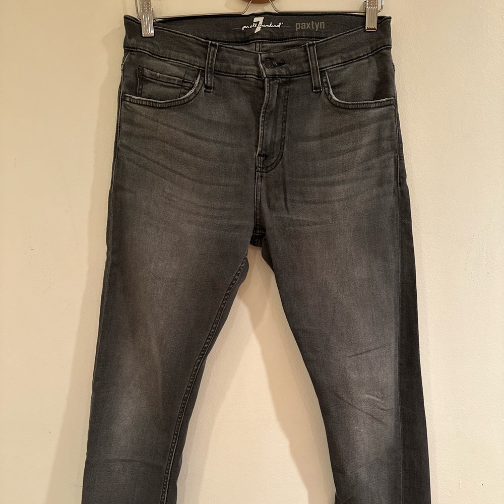 7 for all mankind Paxtyn men’s jeans dark grey size 30